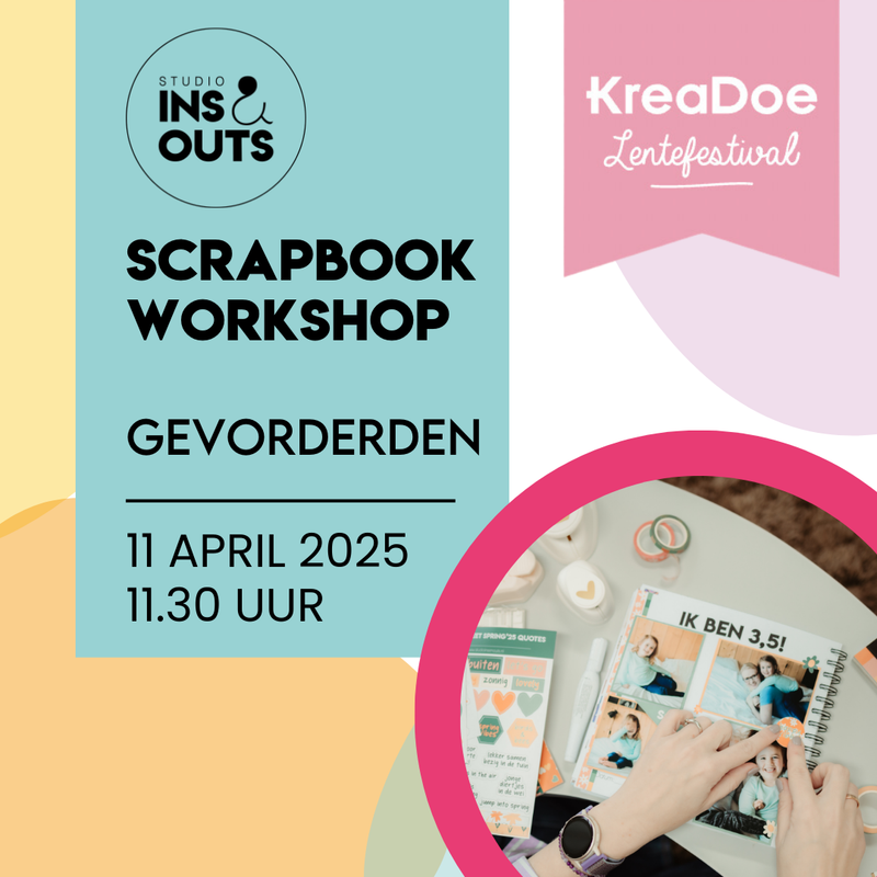 Workshop KreaDoe Lentefestival - GEVORDERDEN - vrijdag 11.30