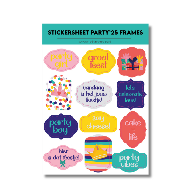 Stickervel  frames | Party'25