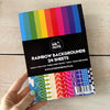 Papier block Regenbogen | abgelehnter Druck (kleine rote Punkte)