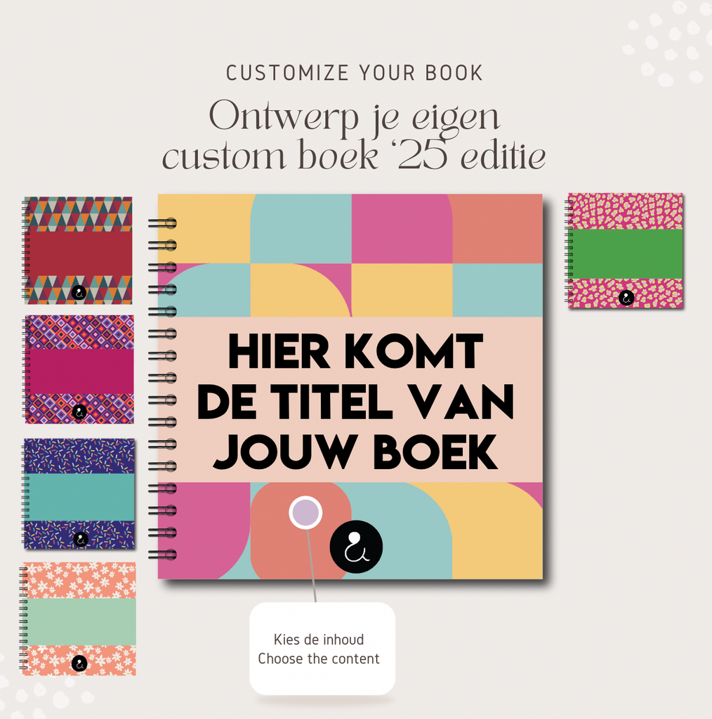 Ontwerp je eigen custom boek (2025 editie)